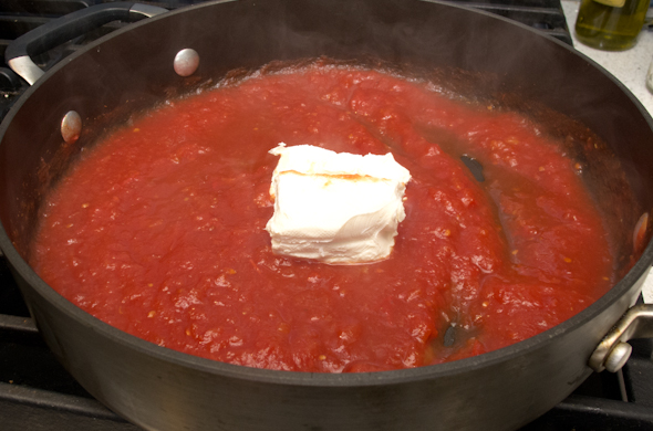The Three Bite Rule - Creamy Tomato Basil Pasta