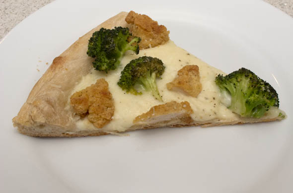 The Three Bite Rule - Chicken Broccoli Alfredo Pizza