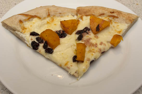 The Three Bite Rule - Roasted Butternut Squash Cranberry Pizza