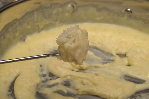 The Three Bite Rule - Cheese Fondue