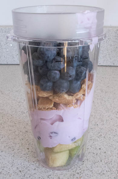 The Three Bite Rule - Blueberry Pie Smoothie