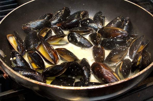 Garlic Mussels - The Three Bite Rule