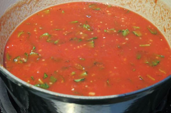 The Three Bite Rule - Tomato Tortellini Soup