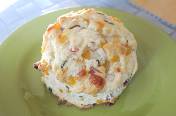 The Three Bite Rule - Bacon Cheddar Biscuits