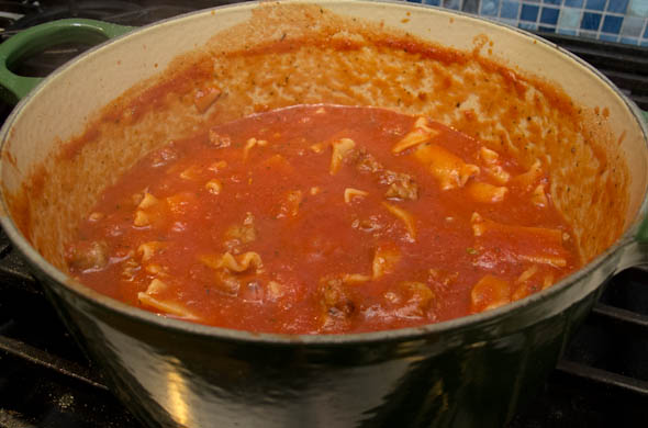 The Three Bite Rule - Lasagna Soup
