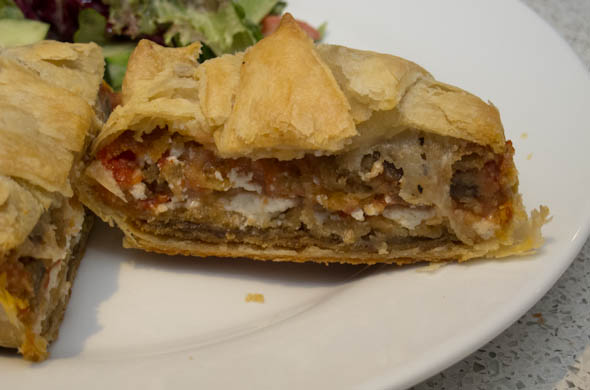 The Three Bite Rule - Eggplant Parmesan in Puff Pastry