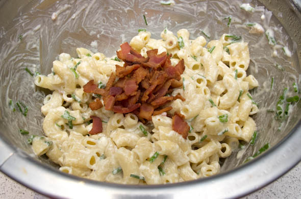 The Three Bite Rule - Bacon Blue Cheese Pasta Salad
