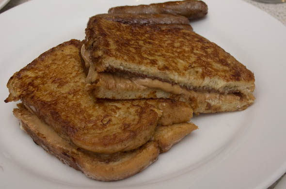 The Three Bite Rule - PB Nutella French Toast