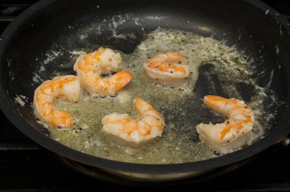 The Three Bite Rule - Shrimp Scampi Flatbread