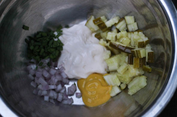 The Three Bite Rule - Sweet Pickle Macaroni Salad