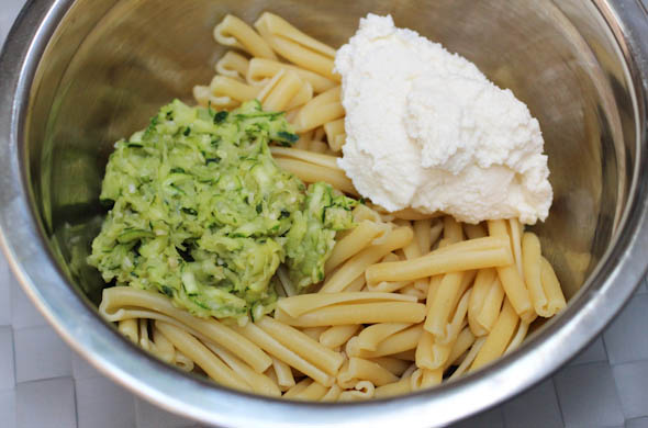 The Three Bite Rule - Zucchini, Herb, & Ricotta Pasta