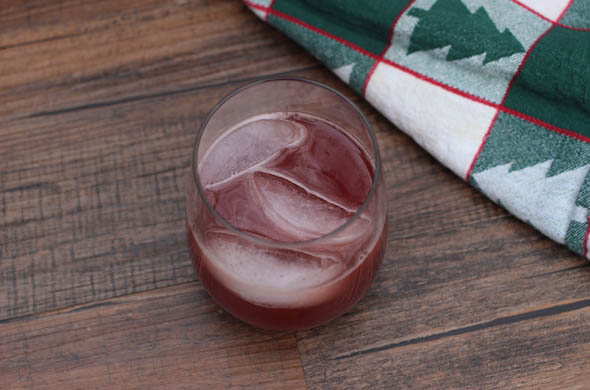 The Three Bite Rule - Pomegranate Cider Cocktail