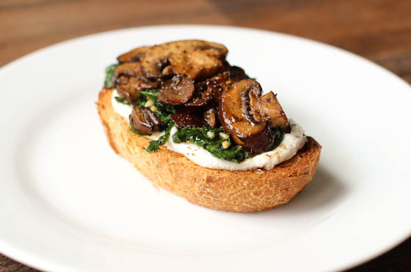 The Three Bite Rule - Marsala Mushroom Toasts
