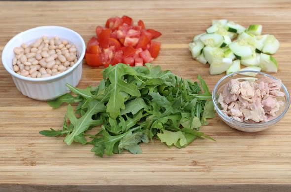The Three Bite Rule - Tuna & White Bean Protein Salad
