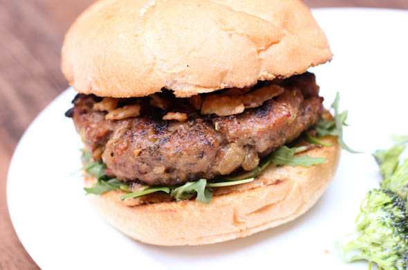 The Three Bite Rule - Meatloaf Burger