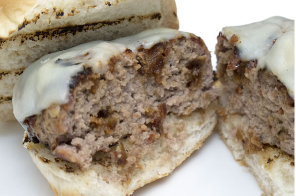 The Three Bite Rule - Bacon Jam Burger