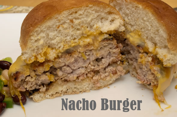 The Three Bite Rule - Nacho Burger