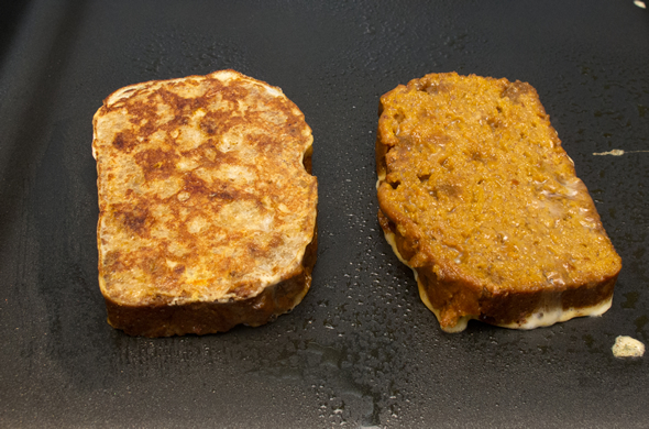 The Three Bite Rule - Pumpkin Bread French Toast