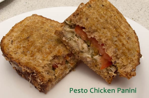 The Three Bite Rule - Pesto Chicken Panini