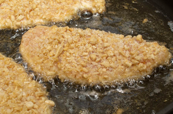 Pine nut and Parmesan Crusted Chicken - The Three Bite Rule