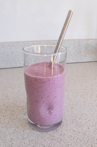 The Three Bite Rule - Blueberry Pie Smoothie