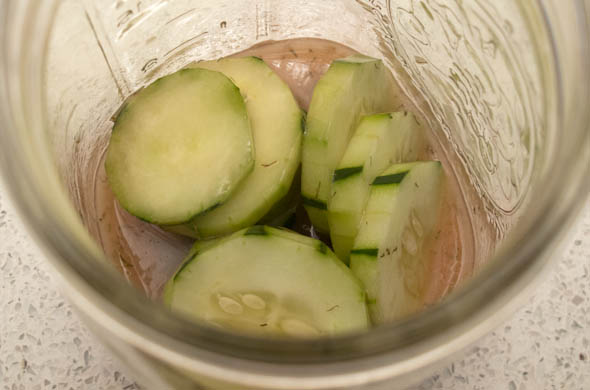 The Three Bite Rule - Marinated Cucumber Salad