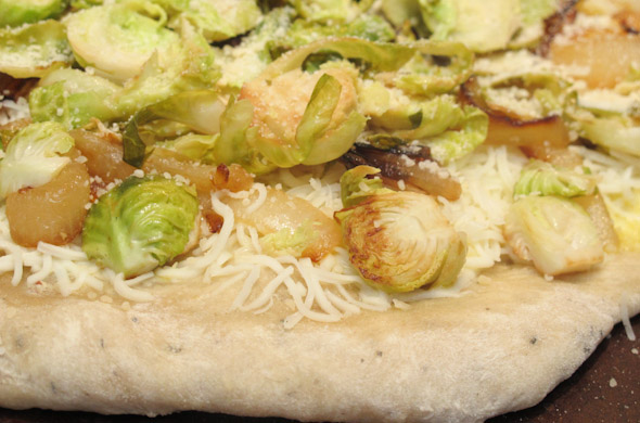 The Three Bite Rule - Brussels Sprouts Pizza