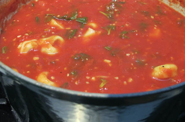 The Three Bite Rule - Tomato Tortellini Soup