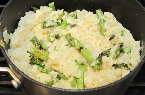 The Three Bite Rule - Grilled Asparagus Risotto