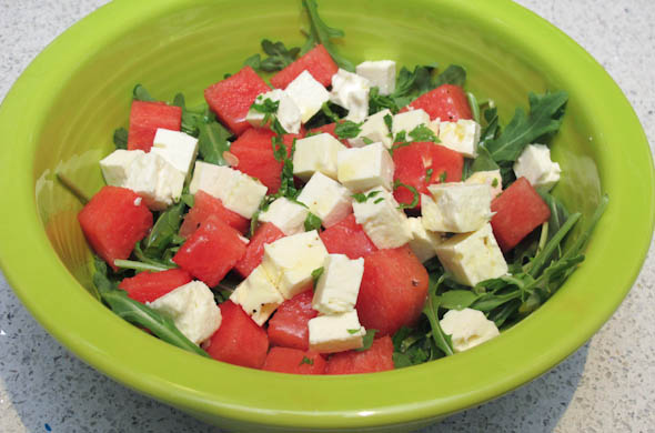 The Three Bite Rule - Watermelon & Feta Salad