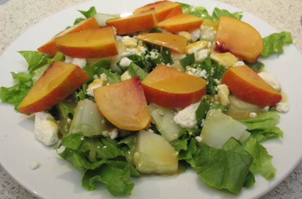 The Three Bite Rule - Nectarine Feta Salad