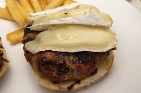 The Three Bite Rule - Burger with Brie & Cranberries