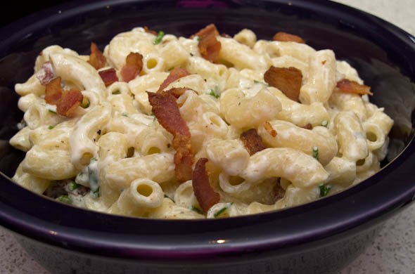 The Three Bite Rule - Bacon Blue Cheese Pasta Salad