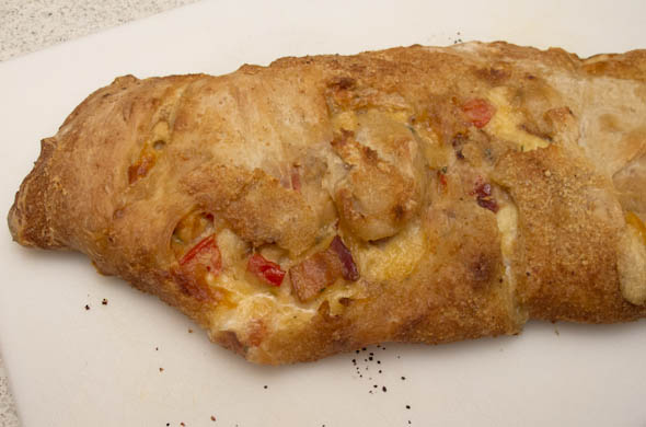 The Three Bite Rule - Chicken Bacon Ranch Calzone