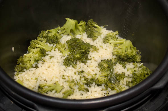 The Three Bite Rule - Broccoli & Cheddar Risotto