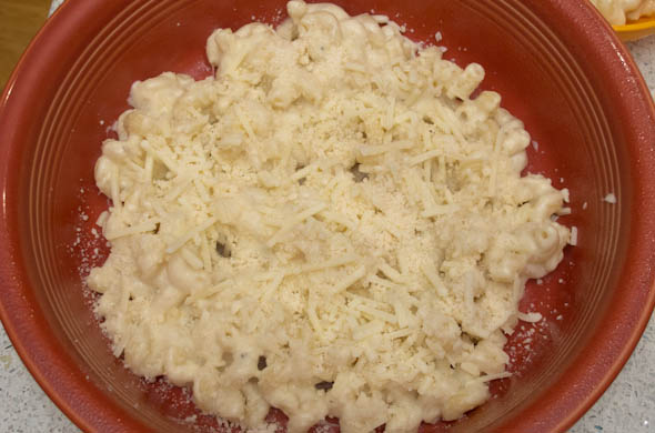 The Three Bite Rule - Garlic Parmesan Mac & Cheese