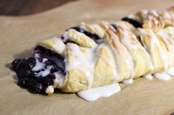 The Three Bite Rule - Blueberry & Cream Cheese Breakfast Pastry