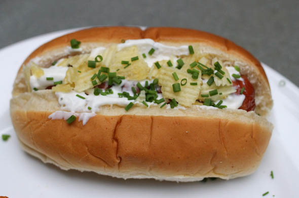 The Three Bite Rule - French Onion Hot Dogs