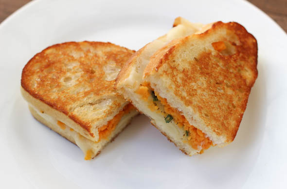 The Three Bite Rule - Sweet Potato Grilled Cheese