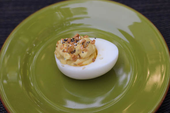 The Three Bite Rule - Breakfast Deviled Eggs