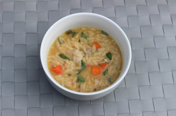 The Three Bite Rule - Greek Orzo Chicken Soup