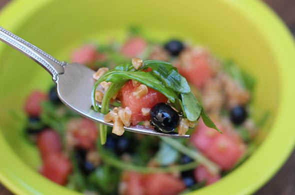 The Three Bite Rule - Farro & Blueberry Salad