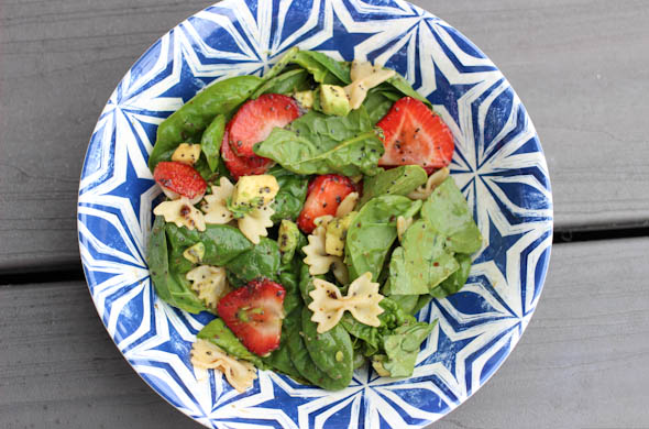 The Three Bite Rule - Not Your Average Spinach Strawberry Salad