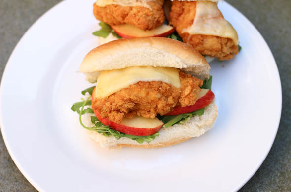 The Three Bite Rule - Chicken & Apple Sandwiches