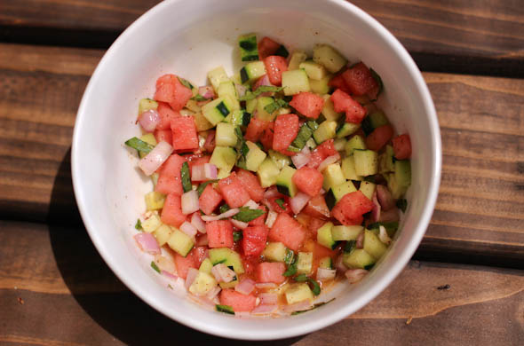 The Three Bite Rule - Watermelon Mint Relish