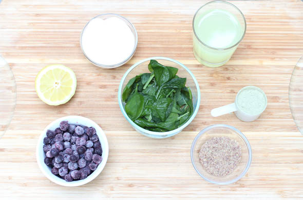 The Three Bite Rule - Blueberry Lemonade Smoothie