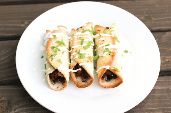The Three Bite Rule - Rolled Tacos