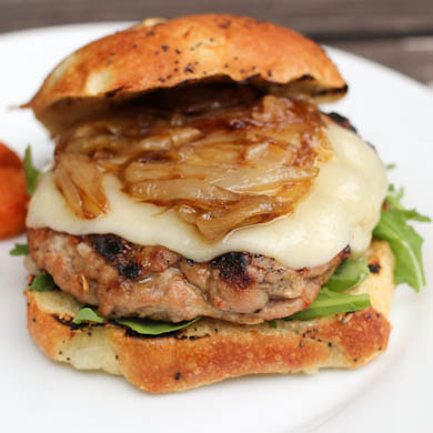 The Three Bite Rule - French Onion Soup Burger