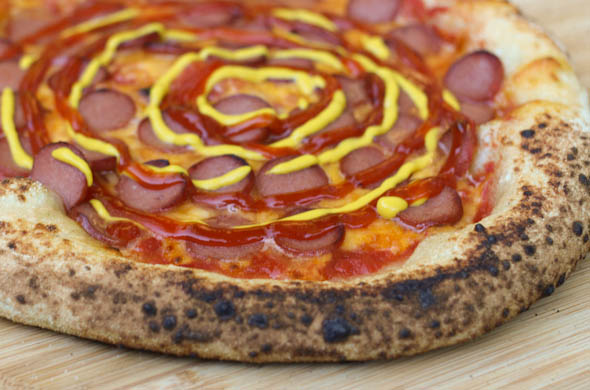 The Three Bite Rule - Hot Dog Pizza