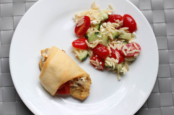 The Three Bite Rule - Greek Chicken Turnovers